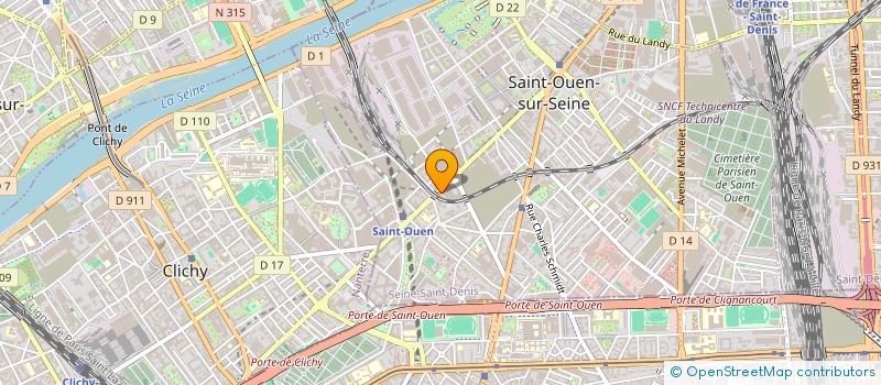 localisation de l'entreprise SOCIETE A. ANSINELLI SA à SAINT-OUEN-SUR-SEINE