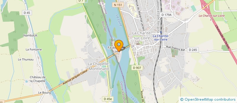 localisation de l'entreprise SOCIETE A&C à LA CHARITE-SUR-LOIRE