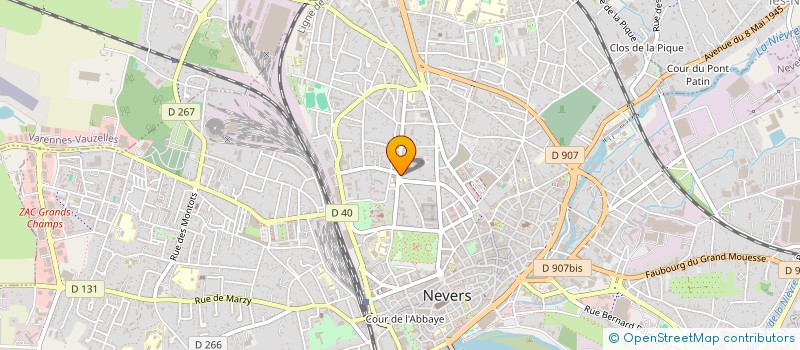 localisation de l'entreprise SOCIETE A.J.P.P. à NEVERS