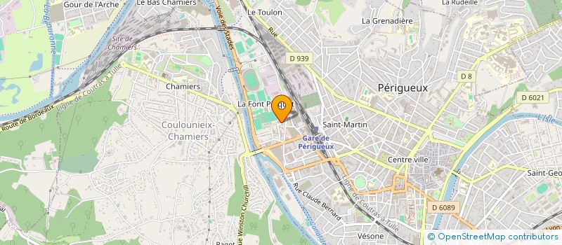 localisation de l'entreprise SOCIETE A.R.P. à PERIGUEUX