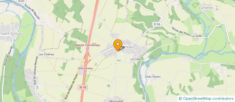 localisation de l'entreprise SOCIETE A REPONSABILITE LIMITEE MARIN à MANSLE-LES-FONTAINES