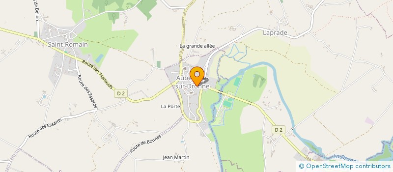 localisation de l'entreprise SOCIETE A RESPONSABILITE LIMITE LES DELICES D'AUBETERRE à AUBETERRE-SUR-DRONNE