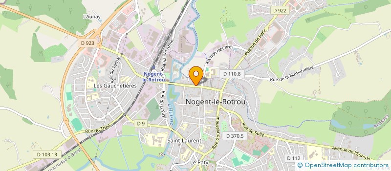 localisation de l'entreprise SOCIETE A RESPONSABILITE LIMITEE FRANCOIS XAVIER GAPAIS NOTAIRE A NOGENT LE ROTROU à NOGENT-LE-ROTROU