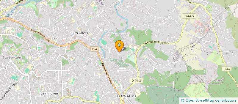 localisation de l'entreprise SOCIETE A RESPONSABILITE LIMITEE GF TERRASSEMENT à MARSEILLE