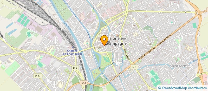 localisation de l'entreprise SOCIETE A RESPONSABILITE LIMITEE GGBAT  CHALONS-EN-CHAMPAGNE