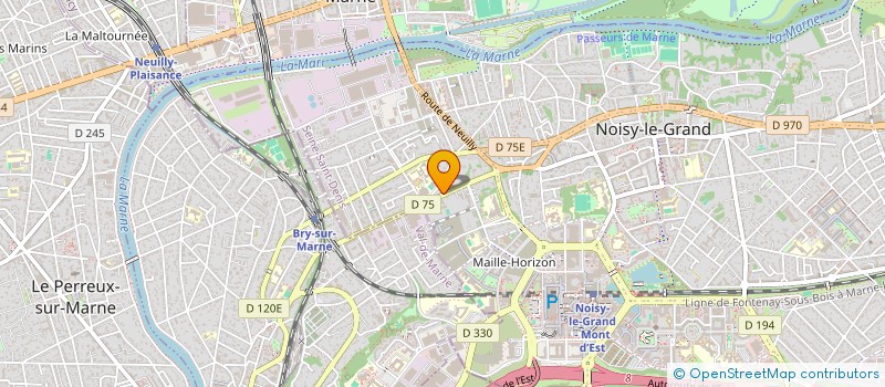 localisation de l'entreprise SOCIETE A RESPONSABILITE LIMITEE IMMOBILIERE LA VARENNE  NOISY-LE-GRAND