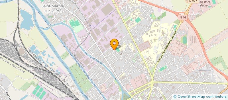 localisation de l'entreprise SOCIETE A RESPONSABILITE LIMITEE J.A.M RENOVATION  CHALONS-EN-CHAMPAGNE