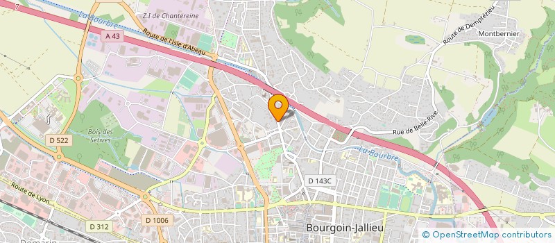 localisation de l'entreprise SOCIETE A RESPONSABILITE LIMITEE JYP à BOURGOIN-JALLIEU