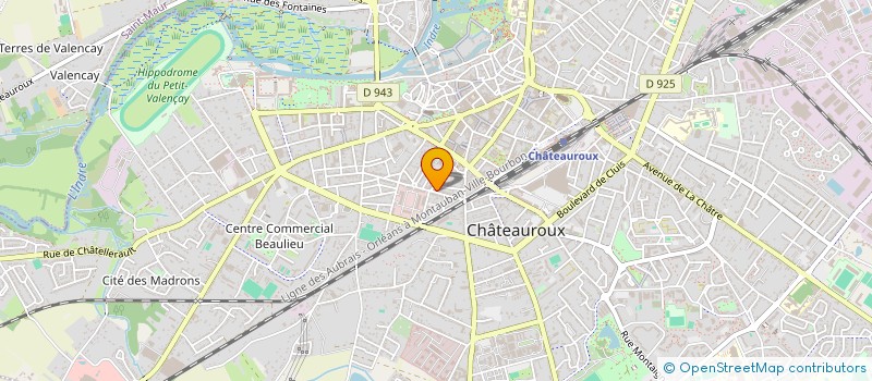 localisation de l'entreprise SOCIETE A RESPONSABILITE LIMITEE LAURAUDE  CHATEAUROUX