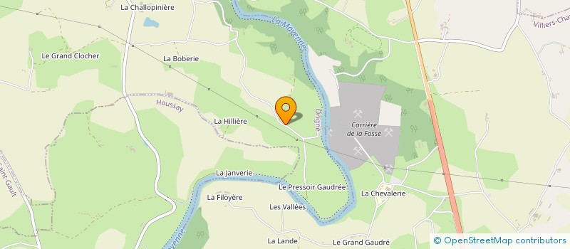 localisation de l'entreprise SOCIETE A RESPONSABILITE LIMITEE ROYER  QUELAINES-SAINT-GAULT