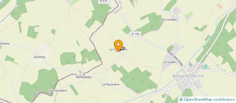 localisation de l'entreprise SOCIETE A RESPONSABILITE SAINT MICHEL à BOISSY-LES-PERCHE