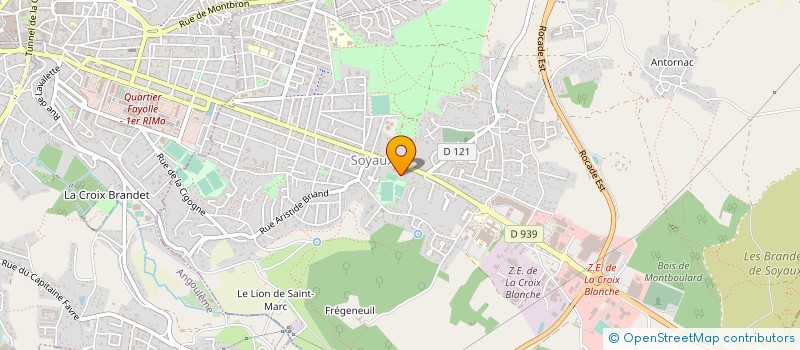 localisation de l'entreprise SOCIETE A. ROUMAGNE à SOYAUX
