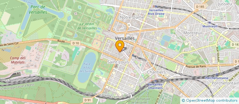 localisation de l'entreprise SOCIETE A STRADA à VERSAILLES