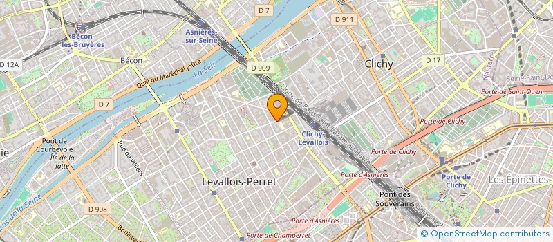 localisation de l'entreprise SOCIETE A TARDY à LEVALLOIS-PERRET