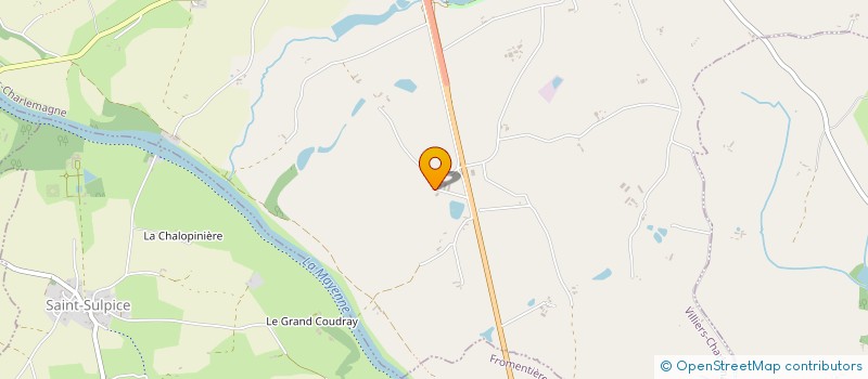 localisation de l'entreprise SOCIETE A3J  VILLIERS-CHARLEMAGNE