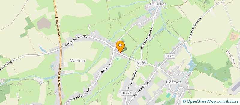 localisation de l'entreprise SOCIETE A3SP  MAIRIEUX