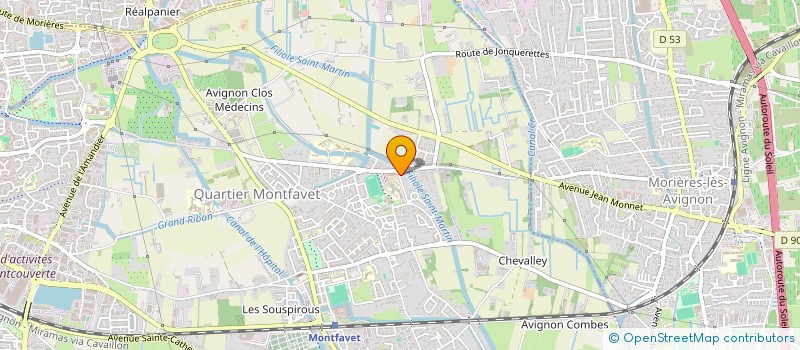 localisation de l'entreprise SOCIETE A6 LEFEBVRE  AVIGNON