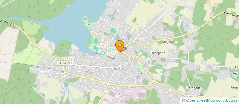 localisation de l'entreprise SOCIETE ABC  SOUSTONS