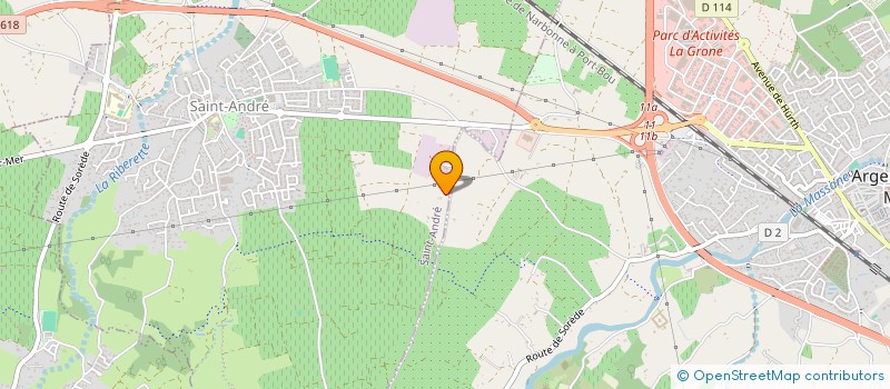 localisation de l'entreprise SOCIETE ABES  SAINT-ANDRE