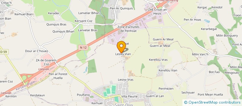 localisation de l'entreprise SOCIETE ABIVEN à SAINT-DIVY