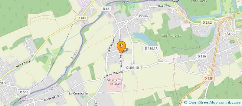 localisation de l'entreprise SOCIETE ACFAL-NORD à SAUSSAY