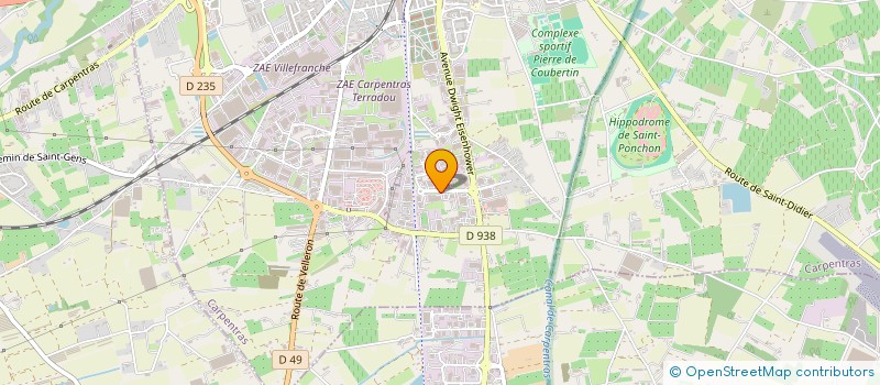 localisation de l'entreprise SOCIETE ACHATS FOURNITURES AUTOMOBILES à CARPENTRAS