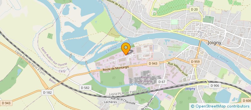 localisation de l'entreprise SOCIETE ACTI POSE à JOIGNY
