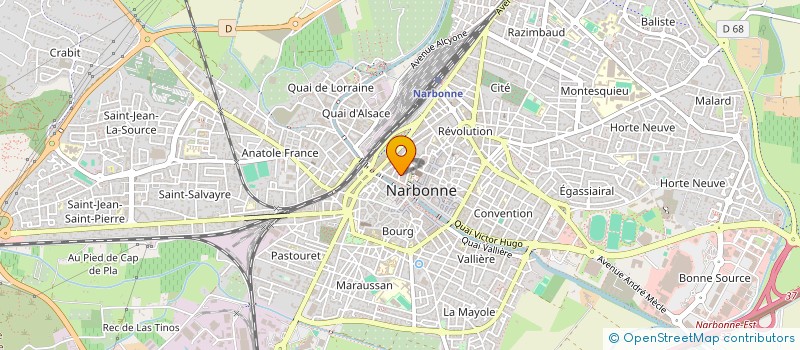 localisation de l'entreprise SOCIETE ADAN ET FILS  NARBONNE