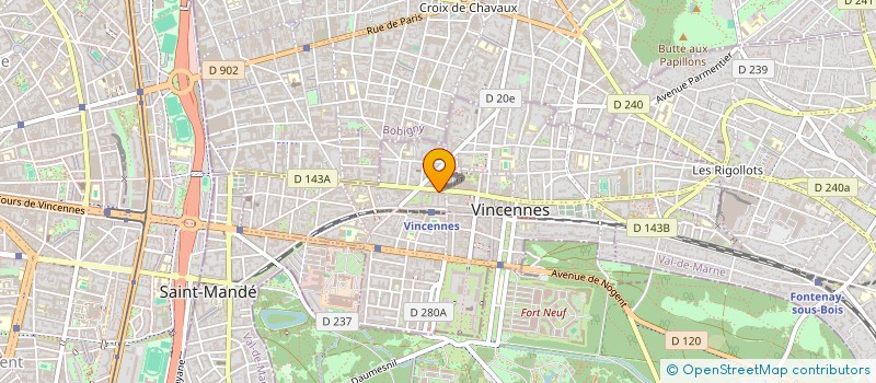 localisation de l'entreprise SOCIETE ADL à VINCENNES