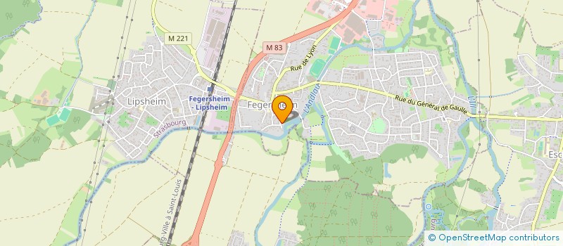 localisation de l'entreprise SOCIETE ADM  FEGERSHEIM