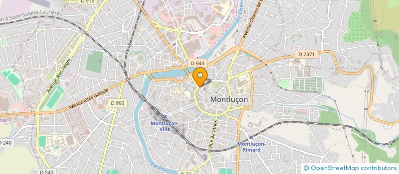 localisation de l'entreprise SOCIETE ADRENALINE à MONTLUCON