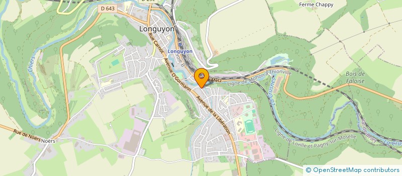 localisation de l'entreprise SOCIETE ADRIEN TARNUS  LONGUYON