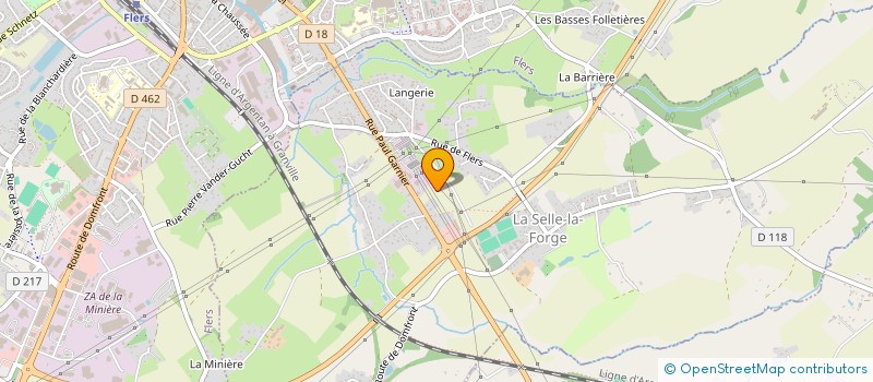 localisation de l'entreprise SOCIETE AEBY à LA SELLE-LA-FORGE