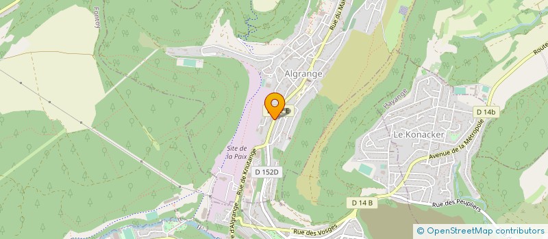 localisation de l'entreprise SOCIETE AFIALOR  ALGRANGE