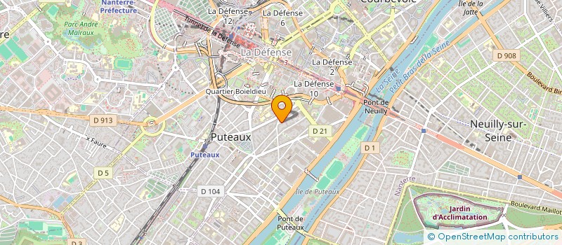 localisation de l'entreprise SOCIETE AFOC à PUTEAUX