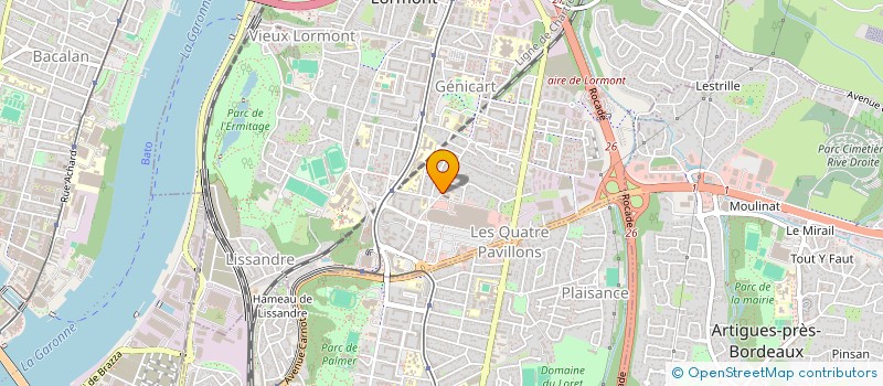 localisation de l'entreprise SOCIETE AGC RENOV  LORMONT