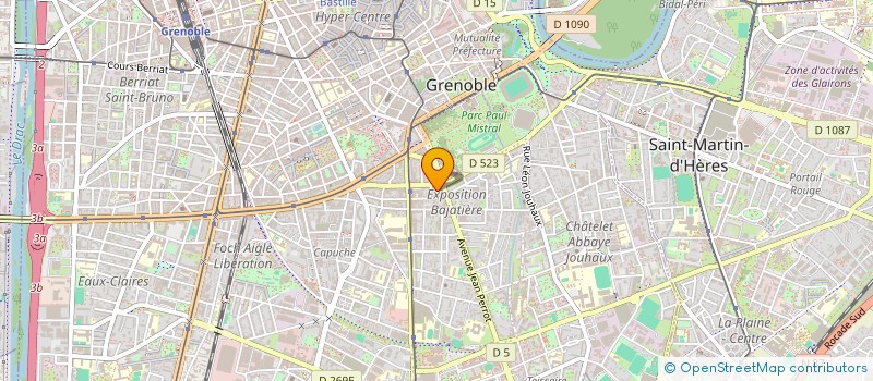 localisation de l'entreprise SOCIETE AGE SERVICE à GRENOBLE