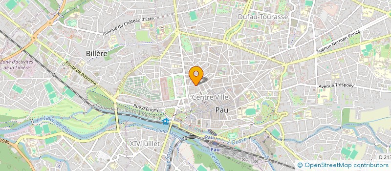 localisation de l'entreprise SOCIETE AGENCE DE VERDUN à PAU