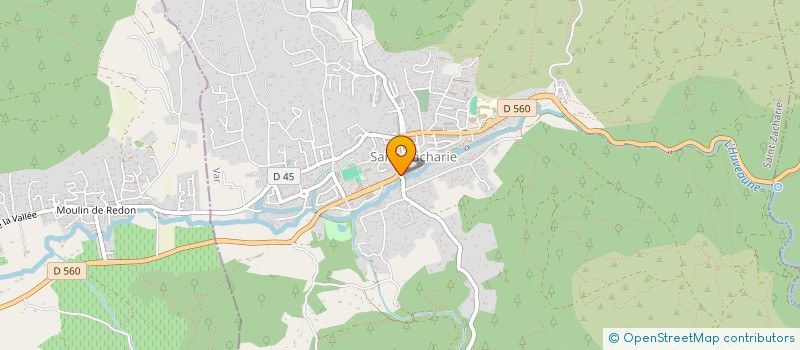 localisation de l'entreprise SOCIETE AGENCE IMMOBILIERE DU BOURG  SAINT-ZACHARIE