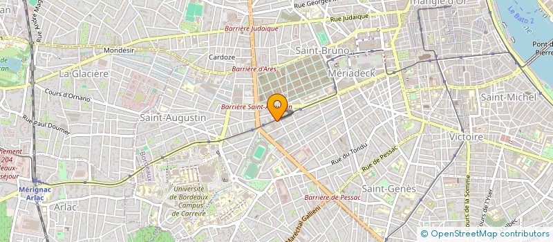 localisation de l'entreprise SOCIETE AGENCE PHOTO CREATION CH. VIAUD  BORDEAUX