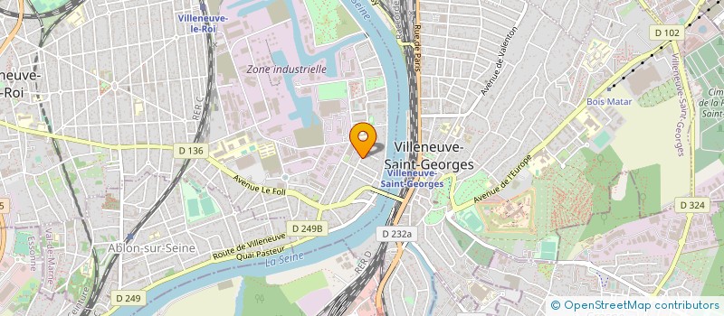localisation de l'entreprise SOCIETE AGENCEMENT ET DE PEINTURE à VILLENEUVE-LE-ROI