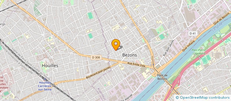 localisation de l'entreprise SOCIETE AGENCEMENT MENUISERIE à BEZONS