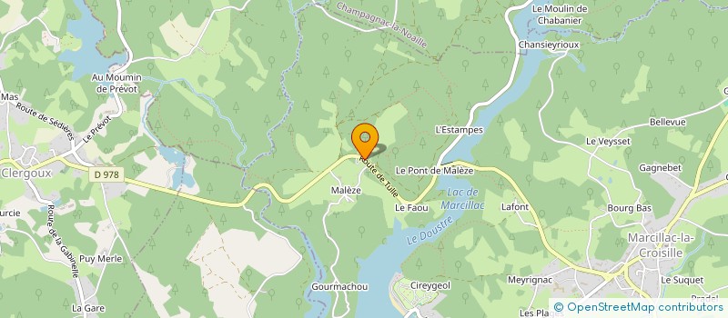 localisation de l'entreprise SOCIETE AGNOUX à MARCILLAC-LA-CROISILLE