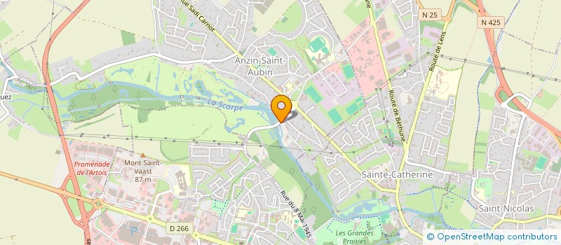 localisation de l'entreprise SOCIETE AGRICOLE D EXPLOITATION DU DOMAINE DU MONT SAINT VAAST  ANZIN-SAINT-AUBIN