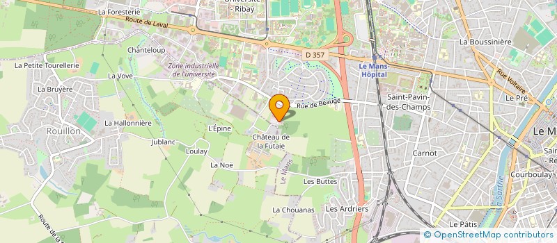 localisation de l'entreprise SOCIETE AGRICOLE D'EXPLOITATION RURALE à LE MANS