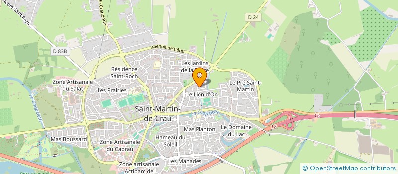 localisation de l'entreprise SOCIETE AGRICOLE DE TRAVAUX D AMENAGEMENTS ET LOCATIONS à SAINT MARTIN DE CRAU