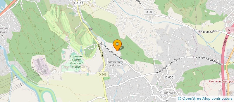 localisation de l'entreprise SOCIETE AGRICOLE DES PLAINES D'ARBOIS à CABRIES