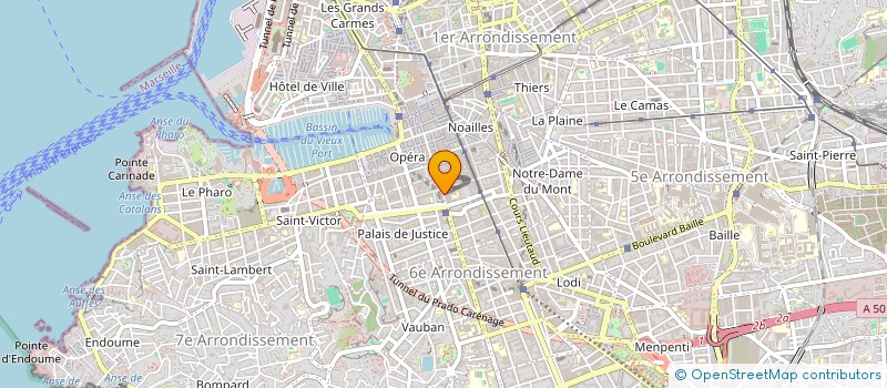 localisation de l'entreprise SOCIETE AGRICOLE DU BOULEVARD DE TUNIS à MARSEILLE