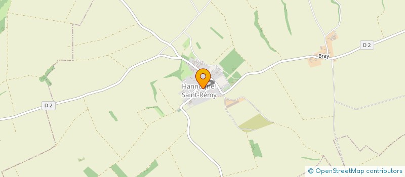 localisation de l'entreprise SOCIETE AGRICOLE GOSSET  HANNOGNE-SAINT-REMY