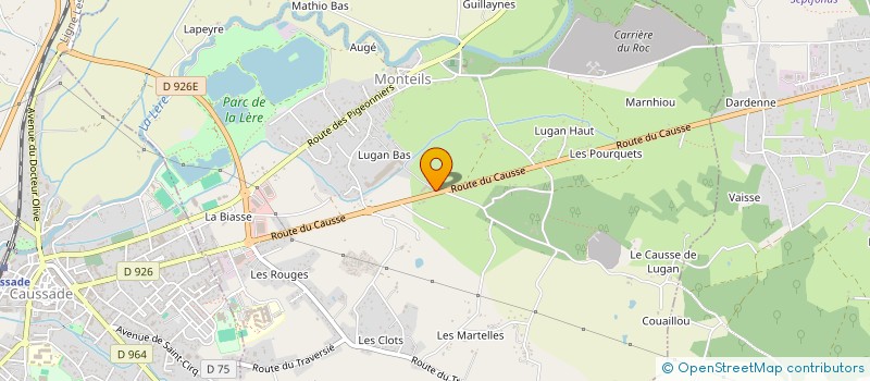 localisation de l'entreprise SOCIETE AIGUILLONNAISE DE PROMOTION AGRICOLE à MONTEILS
